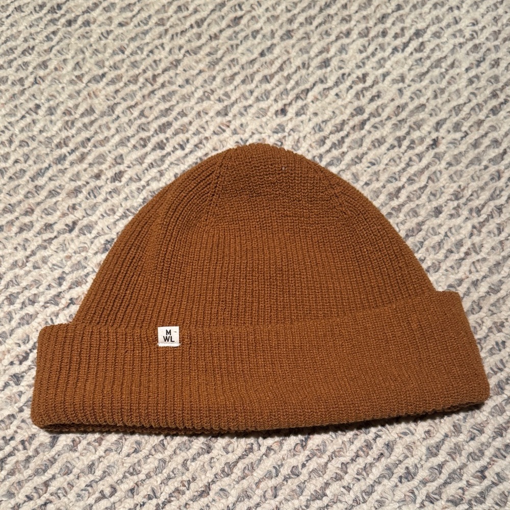 Madewell Caramel Knit Beanie